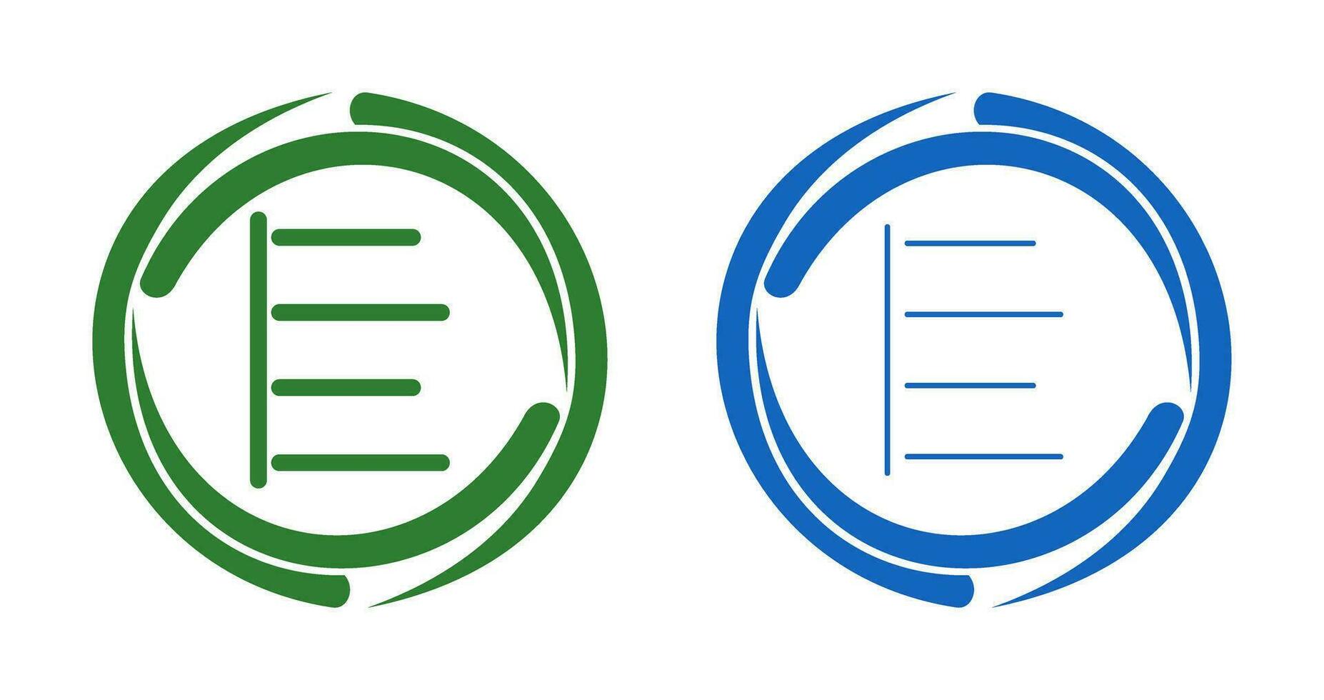 Unique Left Align Vector Icon