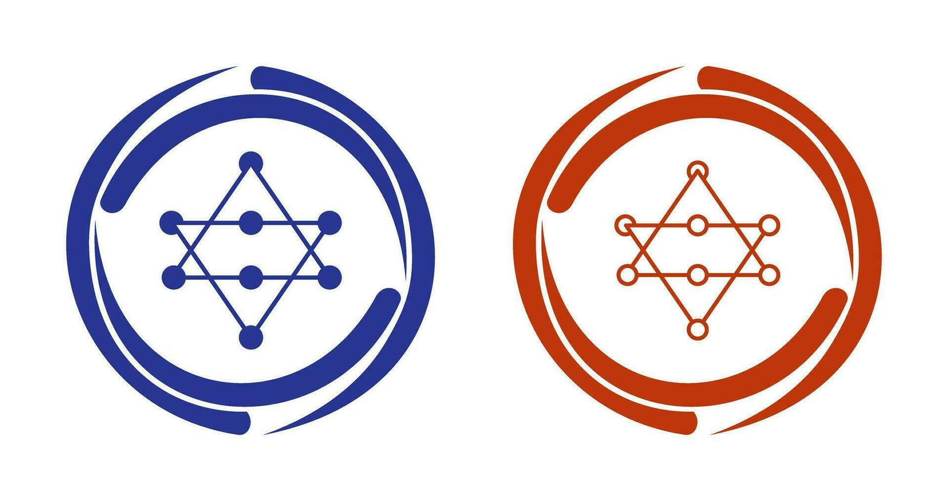 Unique Networks Vector Icon