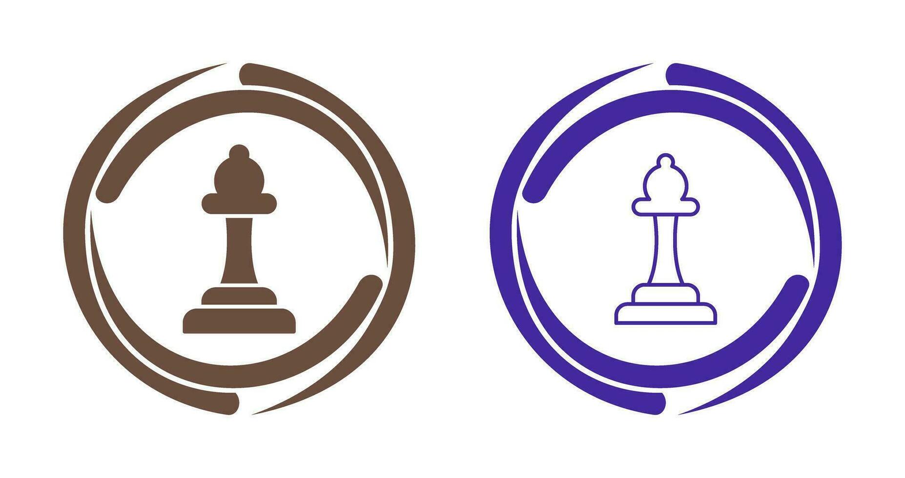 Unique Bishop Vector Icon