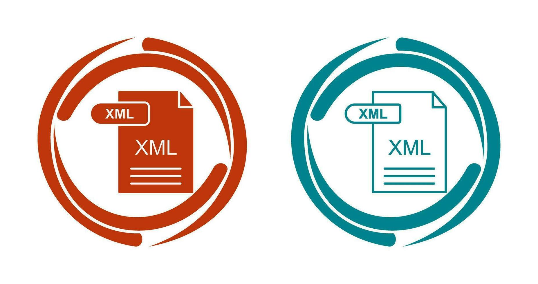 XML Vector Icon