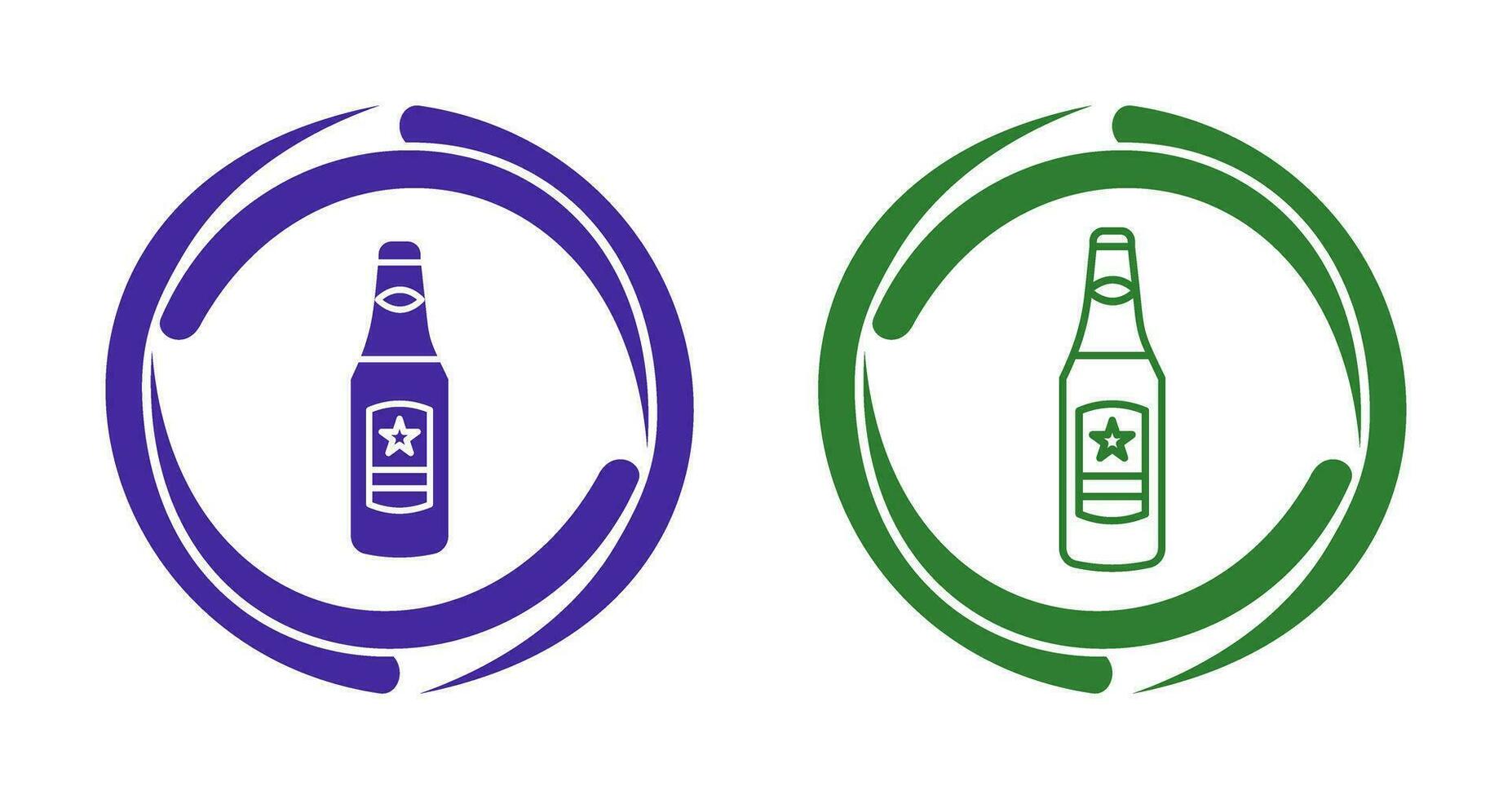 Beer Bottle Vector Icon