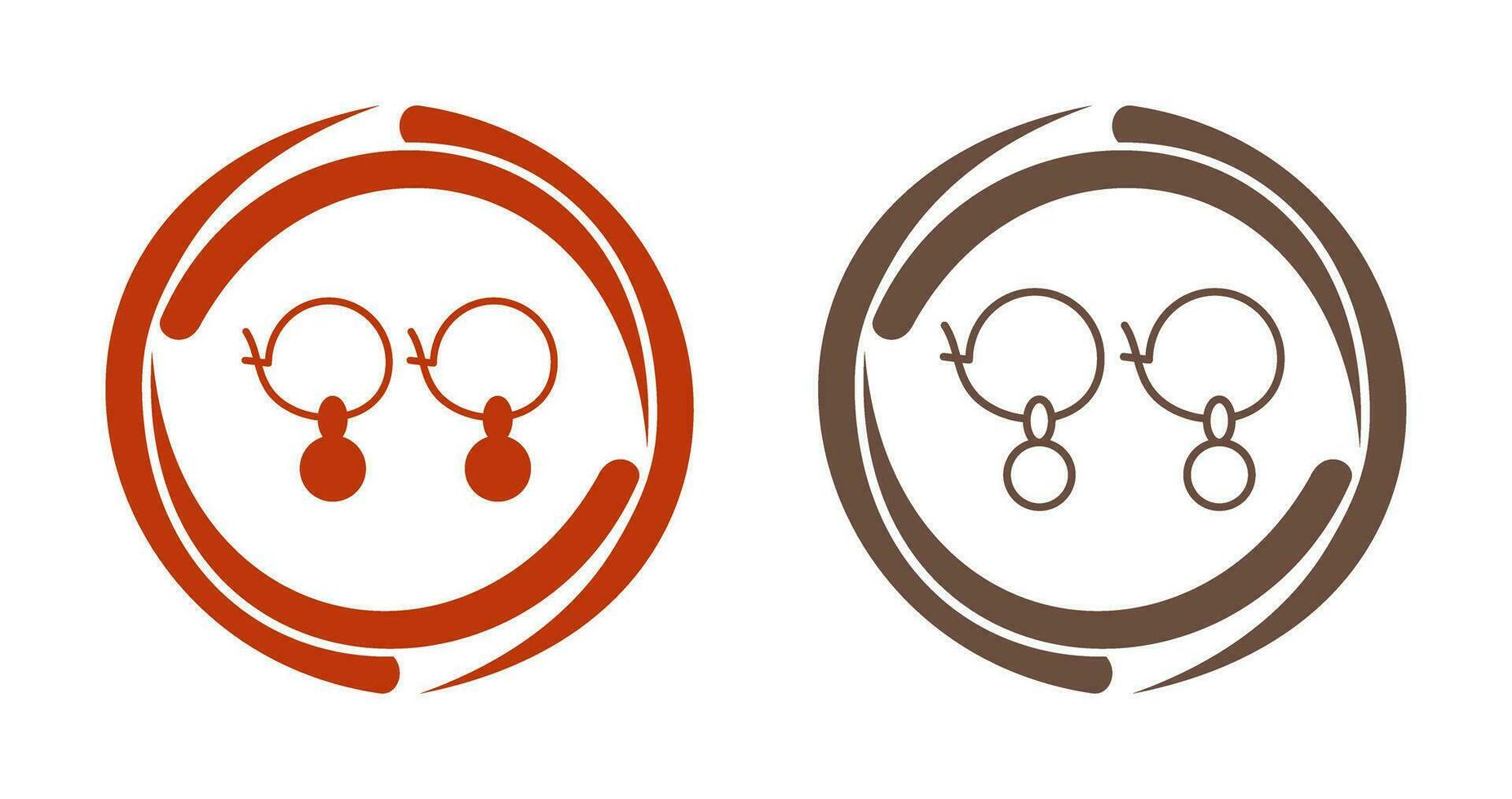 Earrings Vector Icon