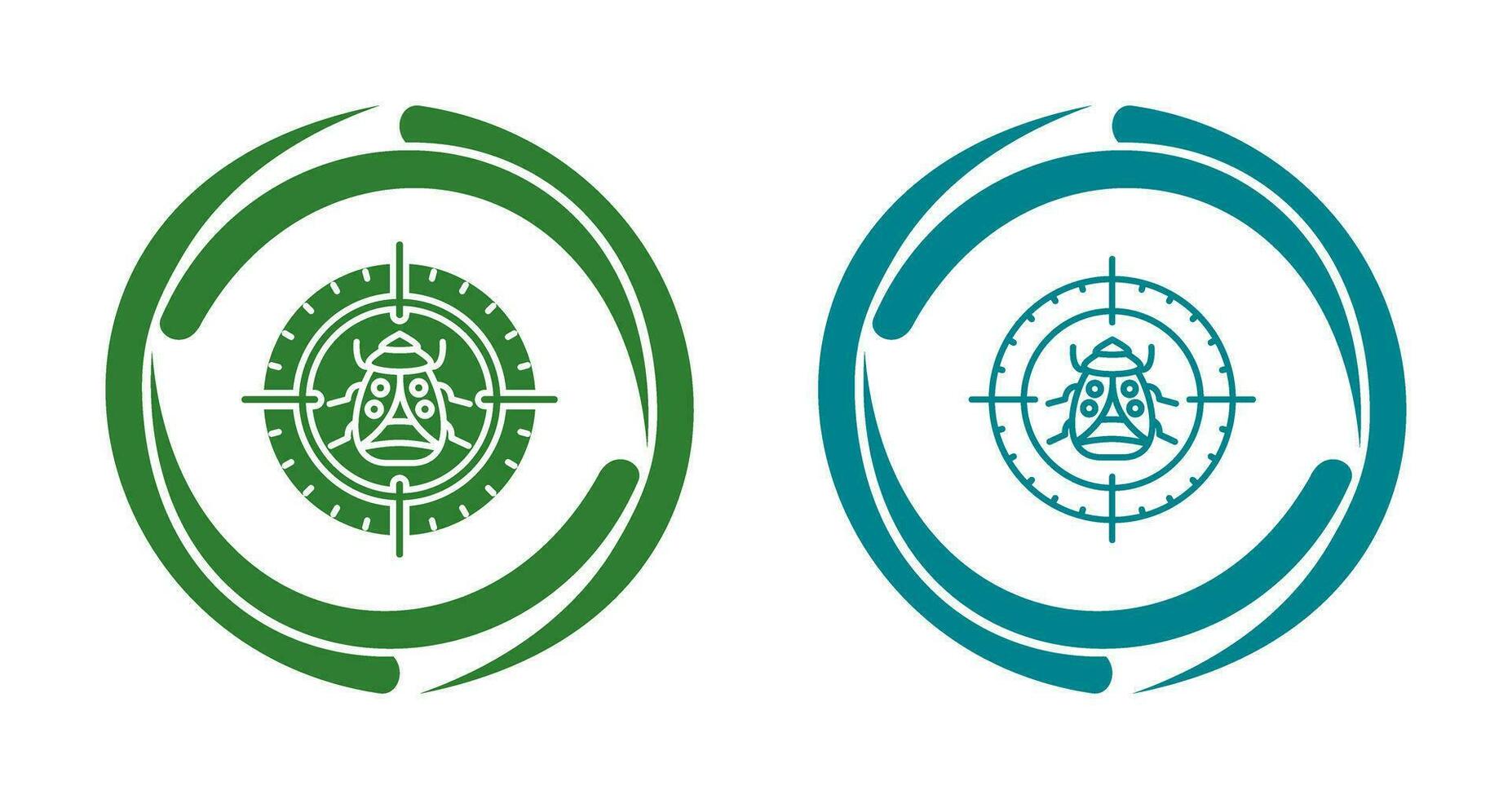 Bug Target Vector Icon