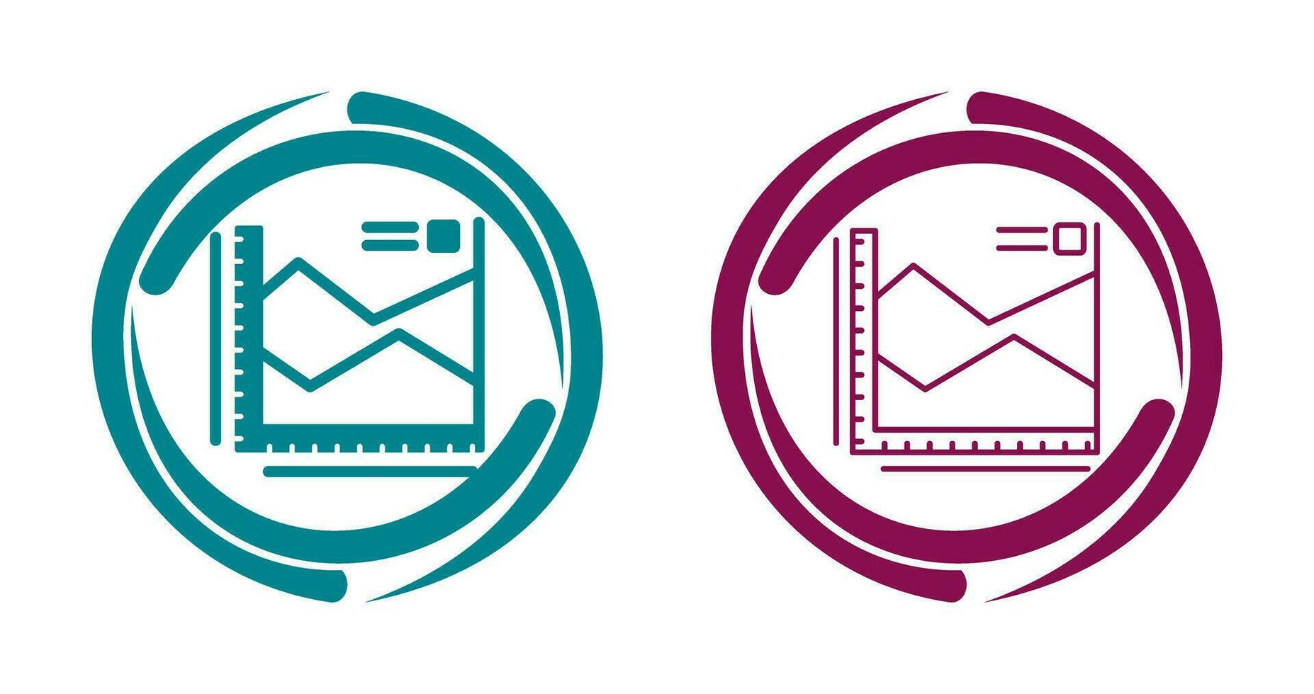 Spline Chart Vector Icon
