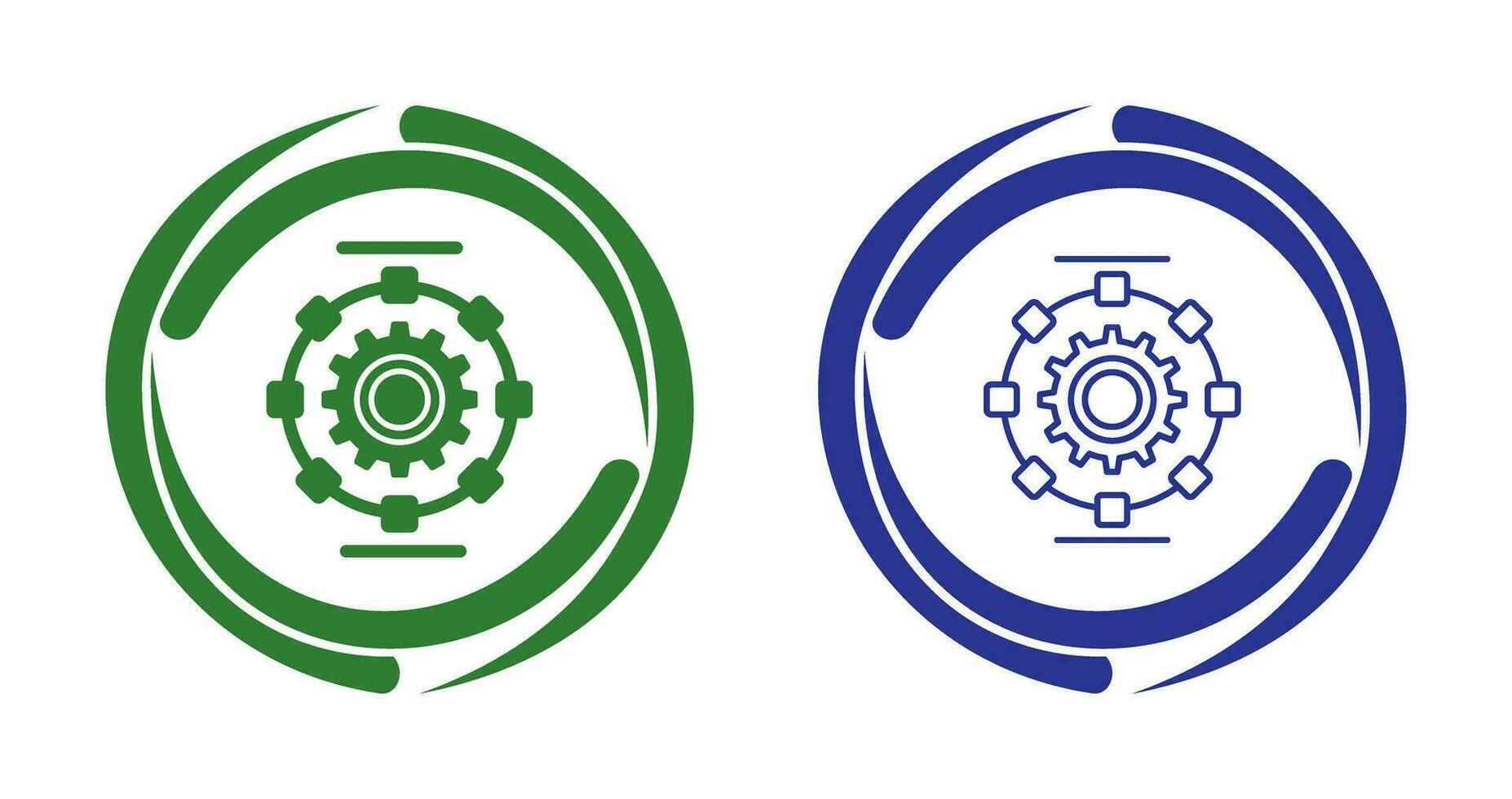 Automated Process Vector Icon