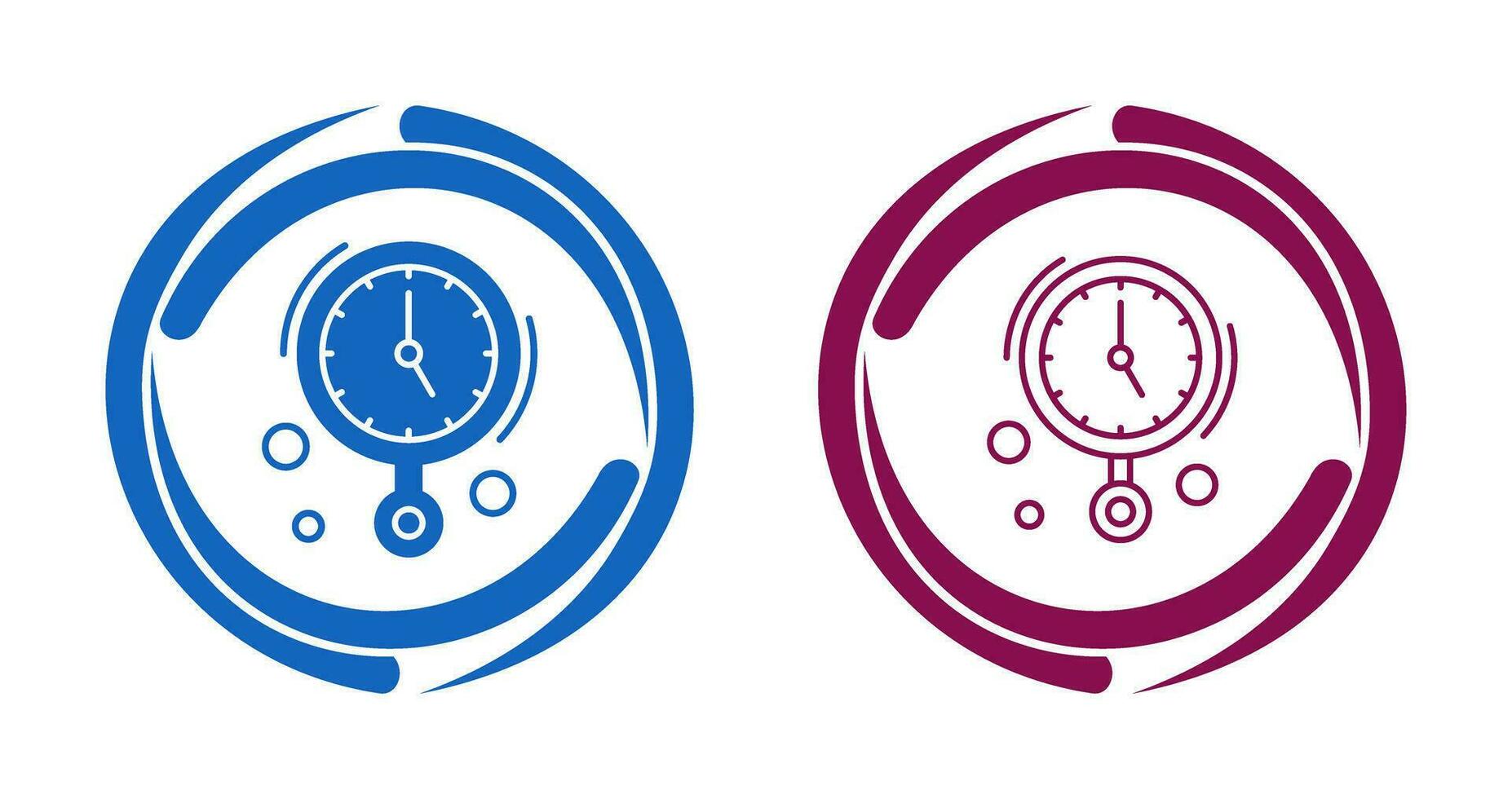Wall Clock Vector Icon