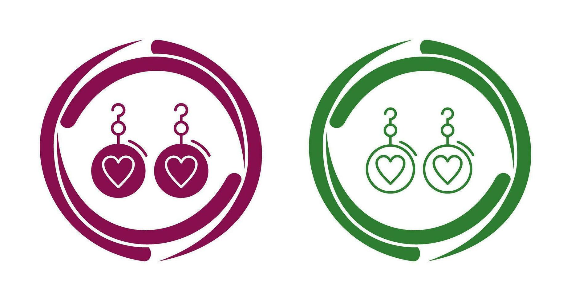 Earrings Vector Icon