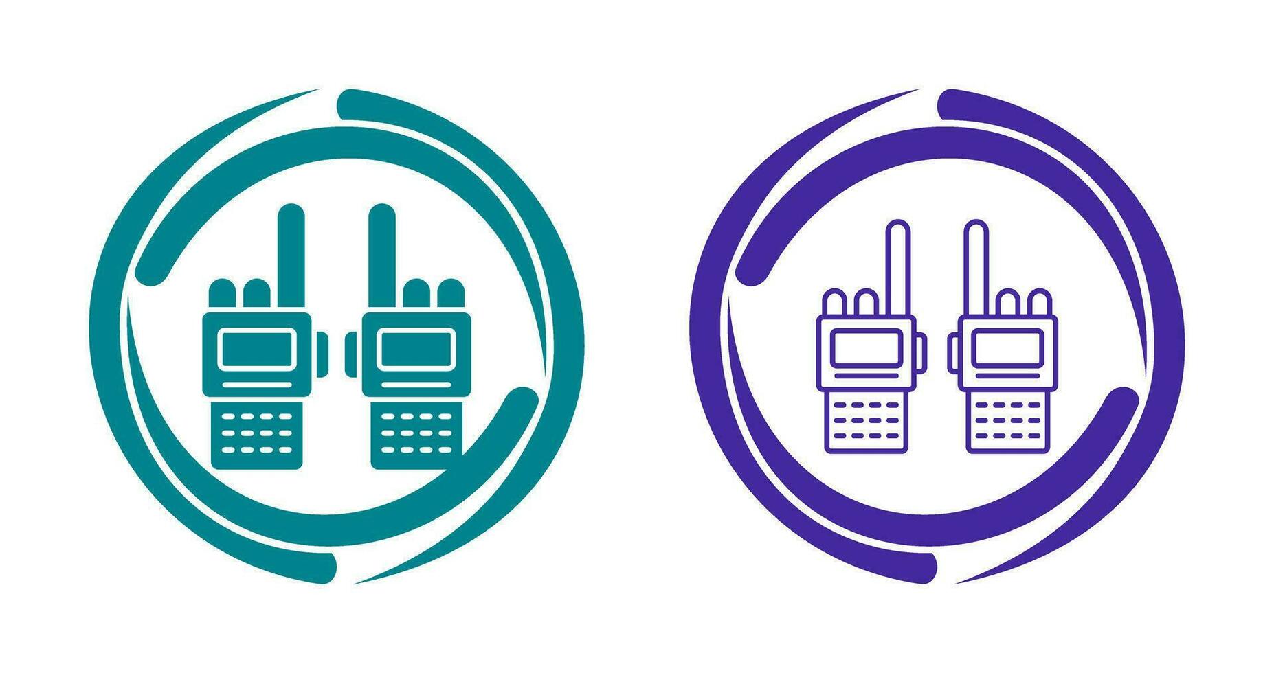 Walkie Talkie Vector Icon
