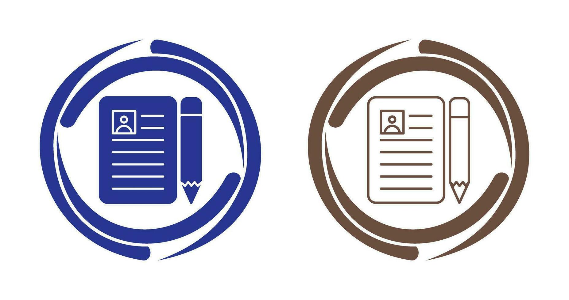 CV Vector Icon