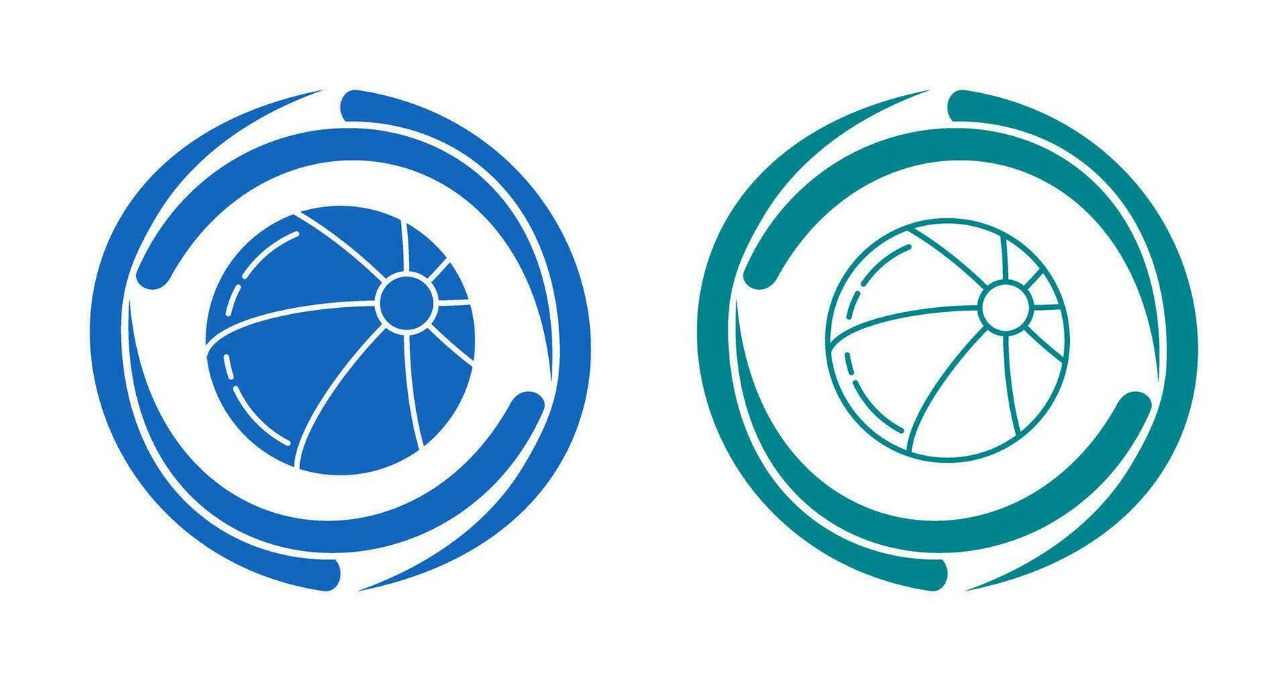 Beach Ball Vector Icon