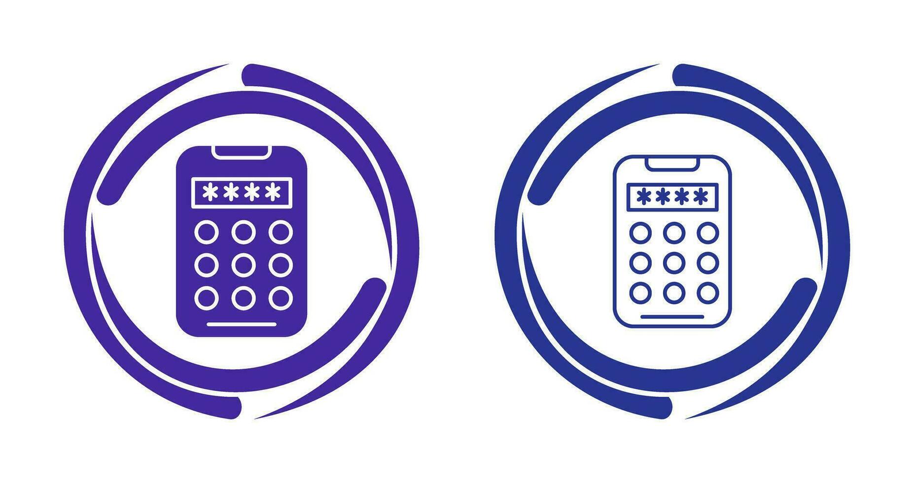 Pin Code Vector Icon