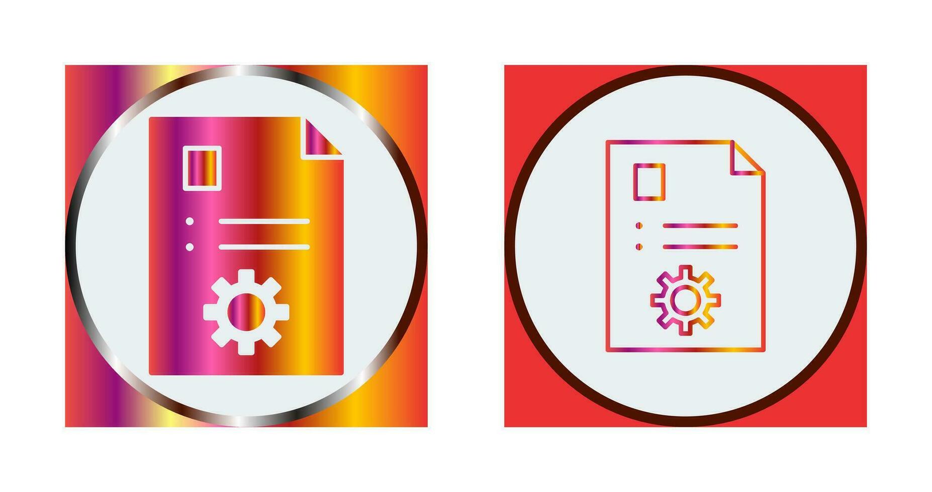 Unique Content Management Vector Icon