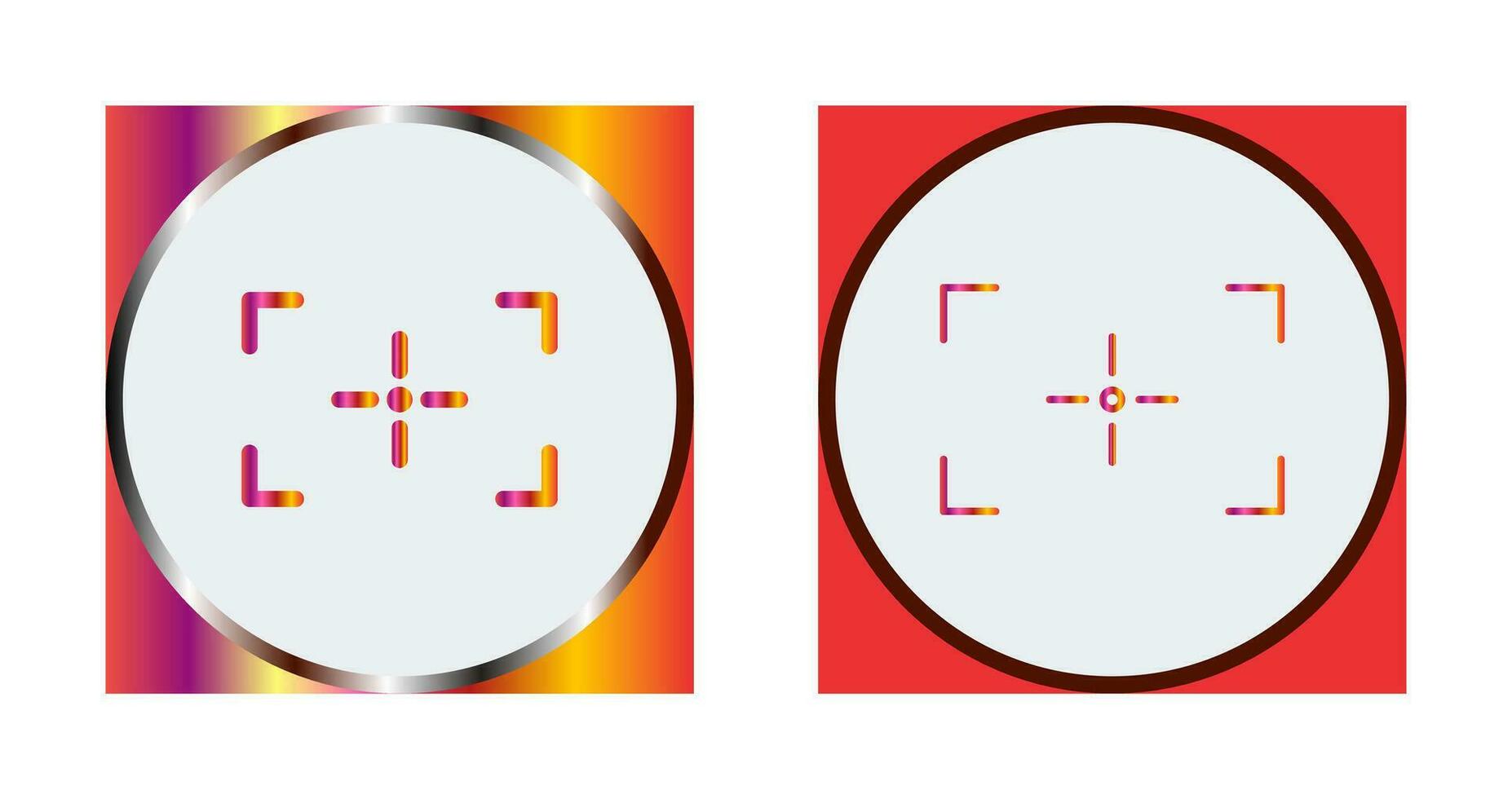 Unique Focus Vector Icon