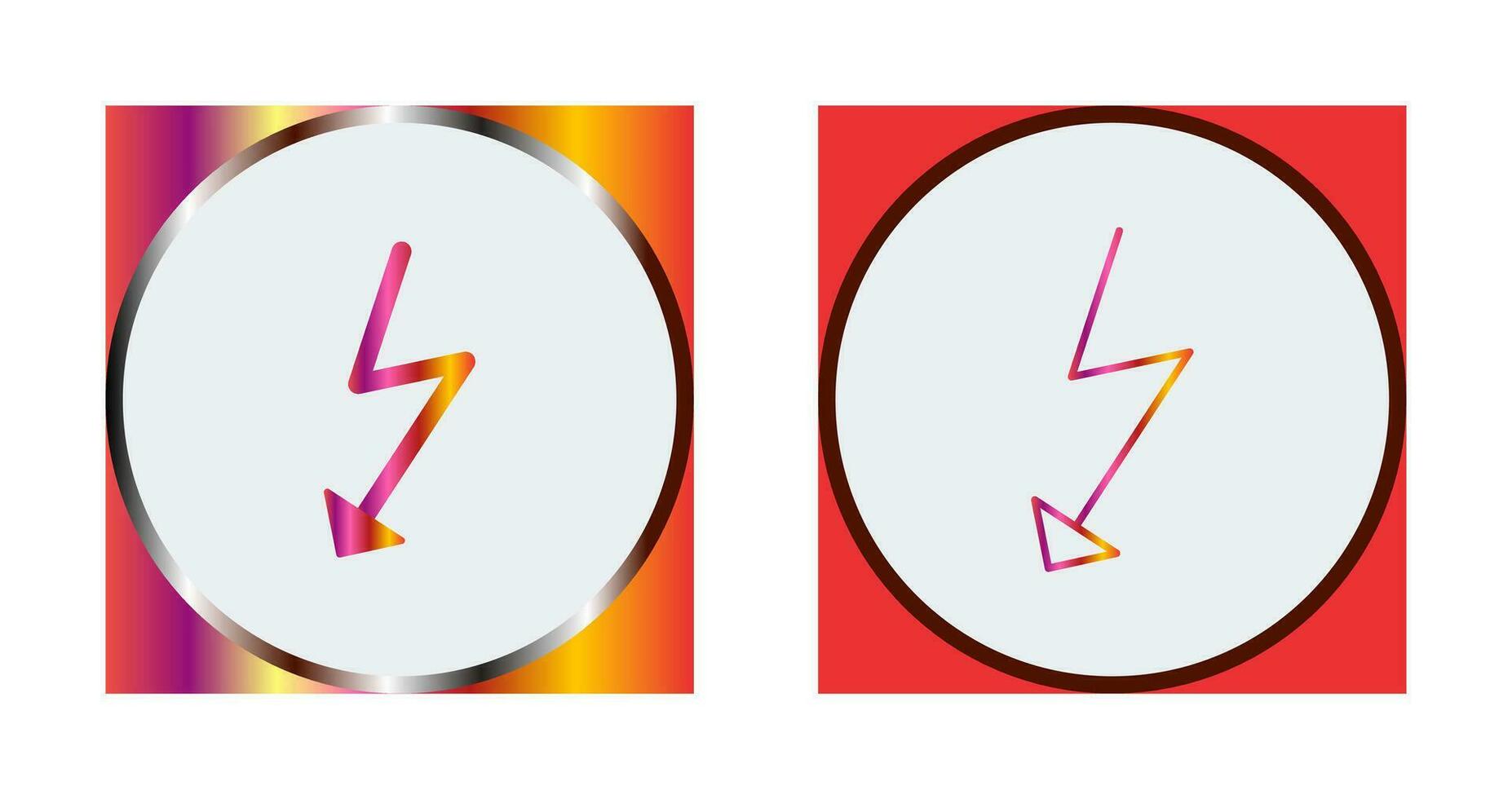 Unique Flash Vector Icon