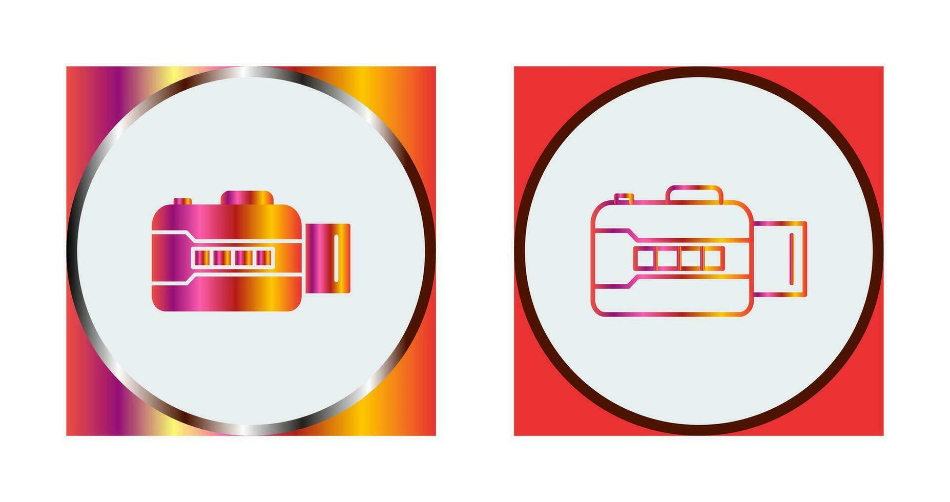 Unique Open Camera Vector Icon