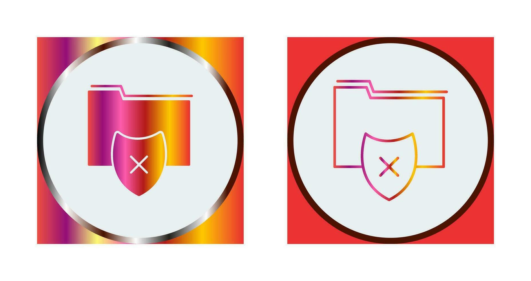 Vulnerable Folder Vector Icon