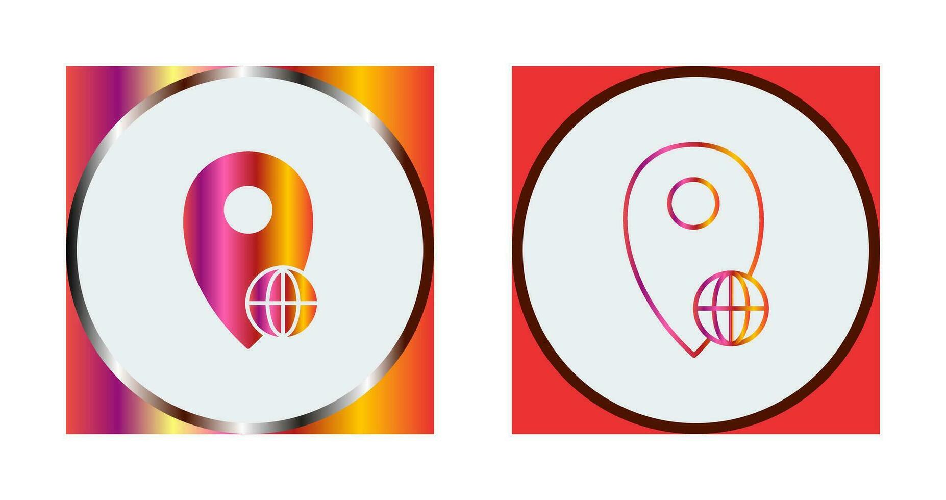 Global Locations Vector Icon