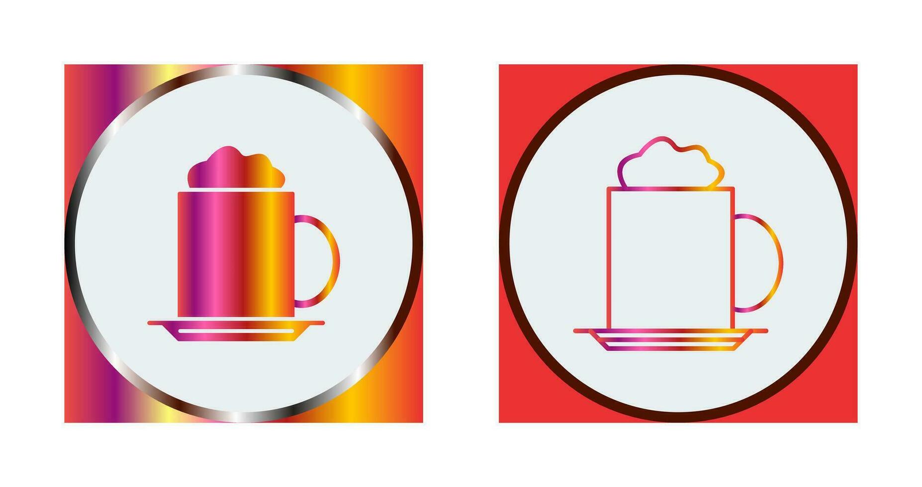 icono de vector de capuchino