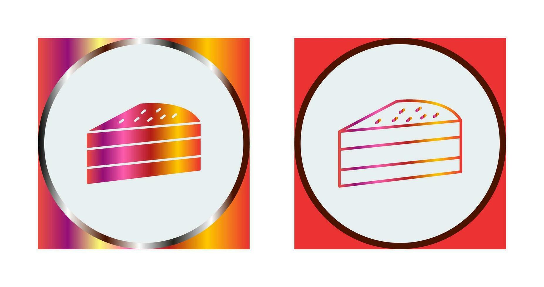 Cake Slice Vector Icon