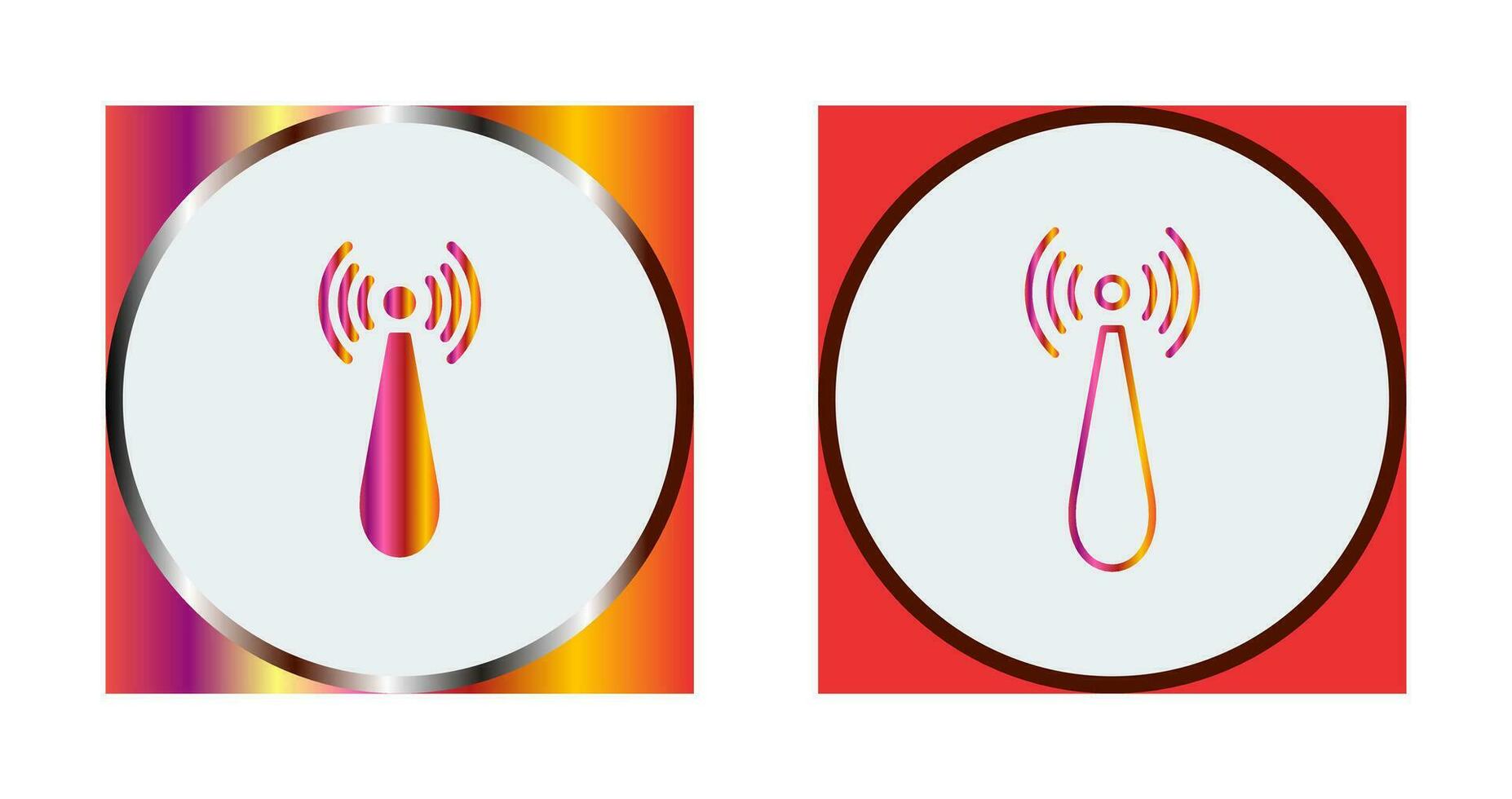 Non Ionizing Radiation Vector Icon