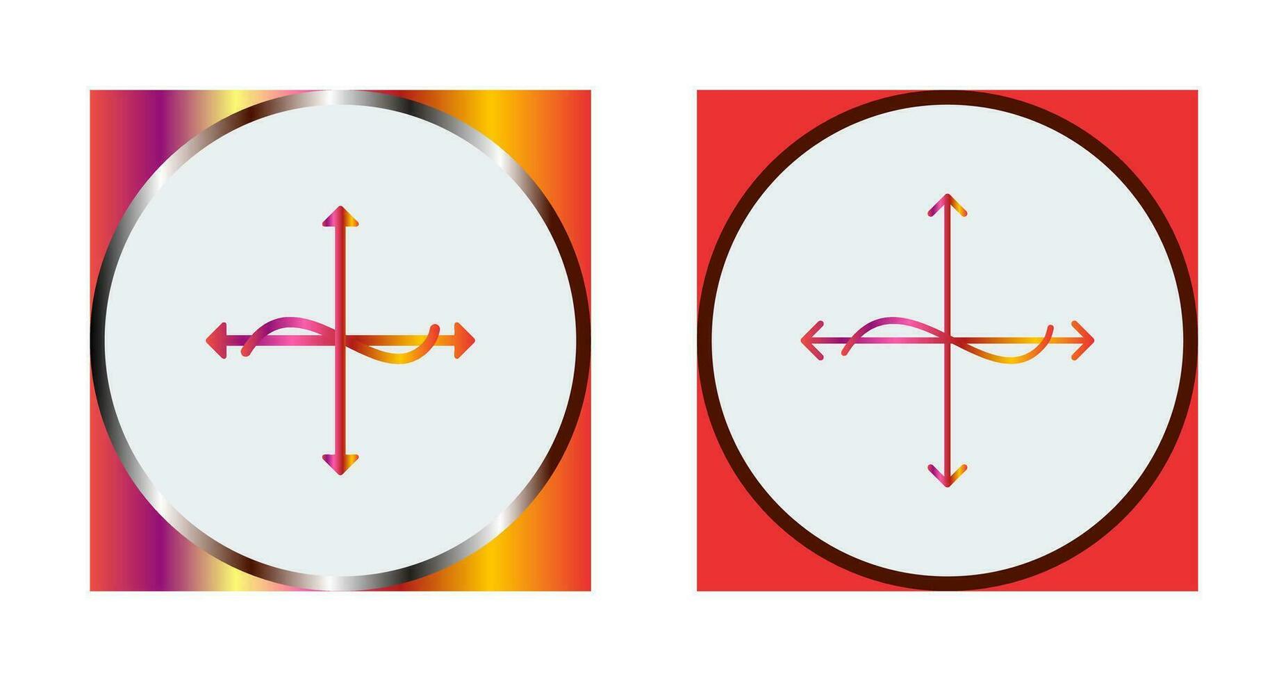 Unique Graph Vector Icon