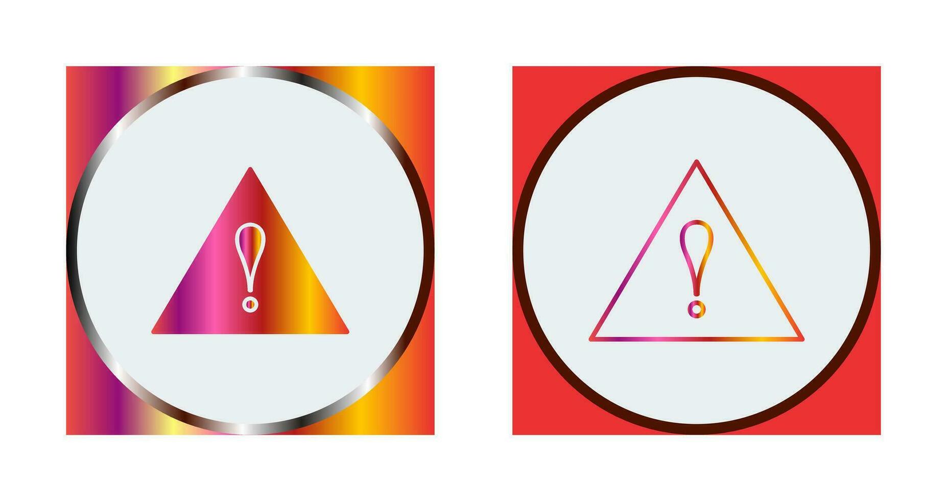 Unique Alert Vector Icon