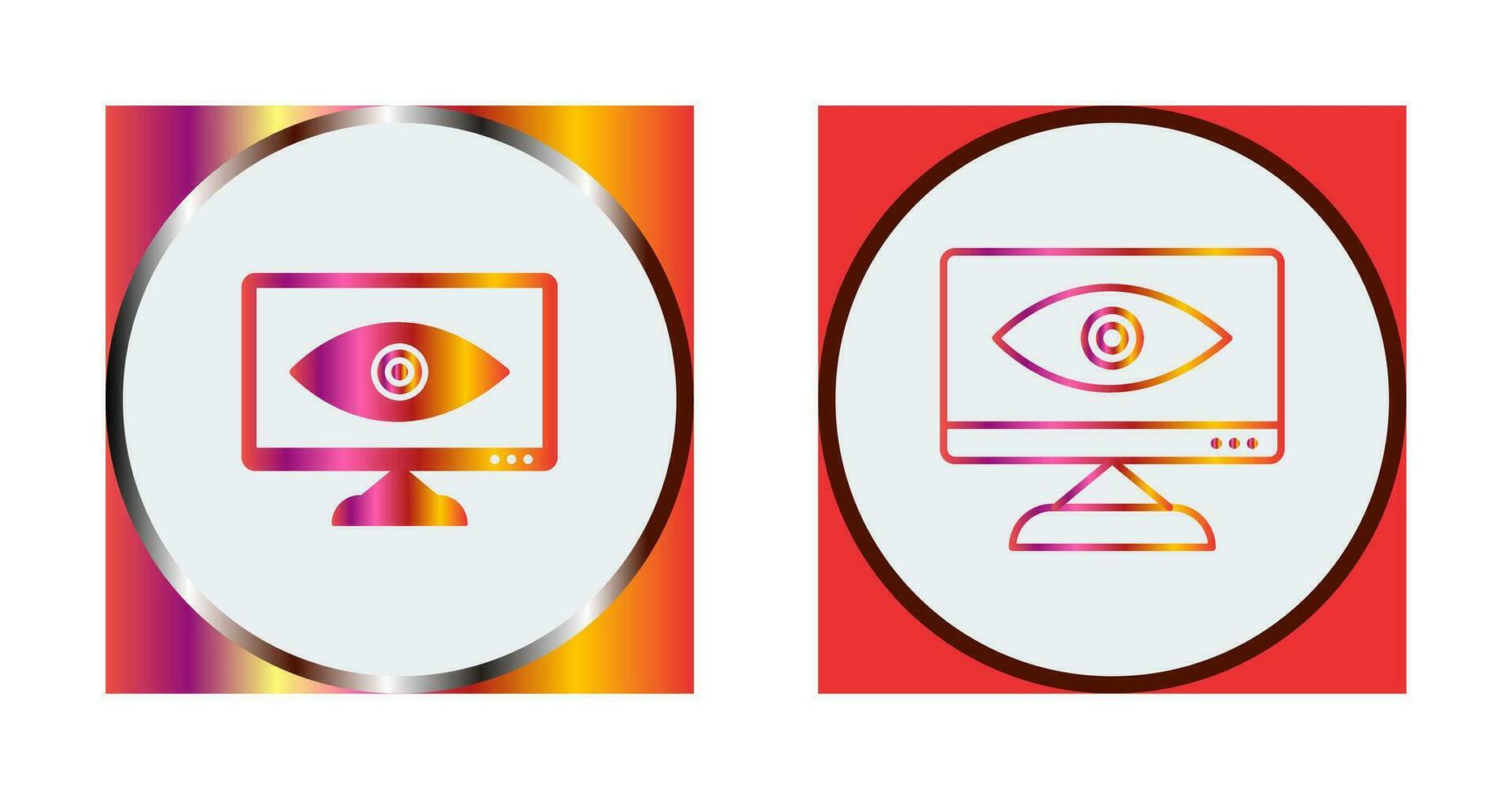 Unique Web Visibility Vector Icon