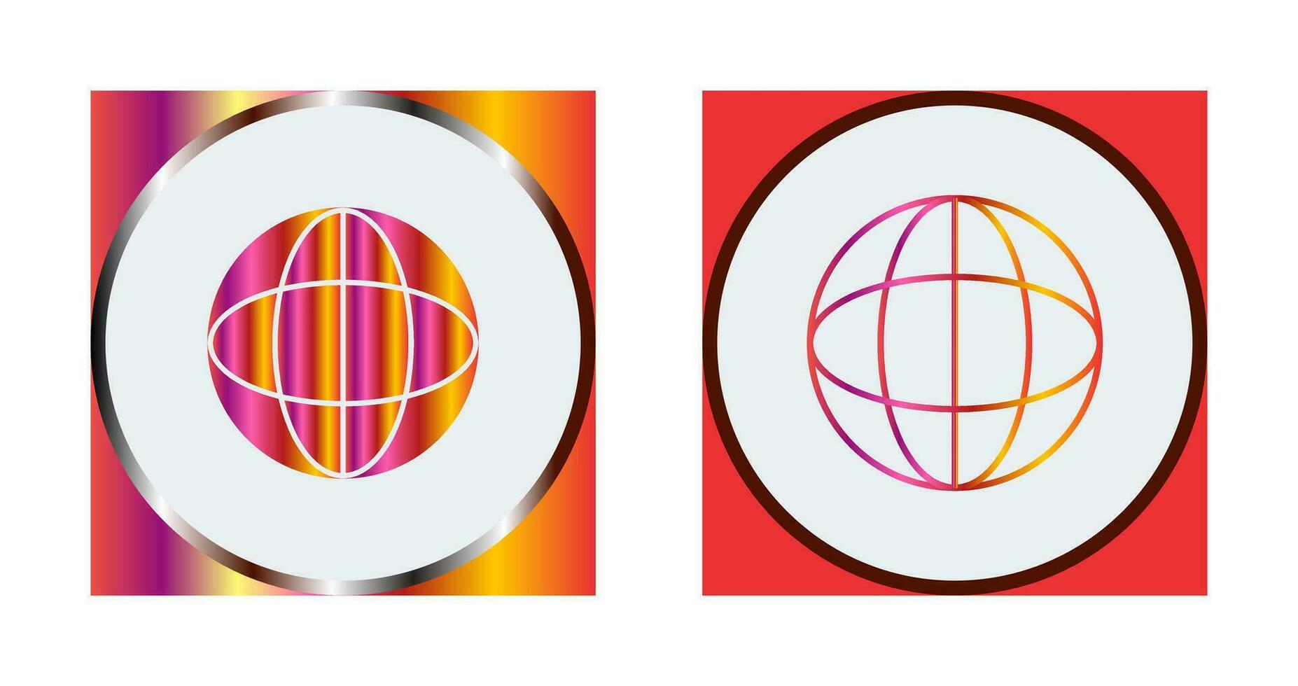 Unique Globe Vector Icon