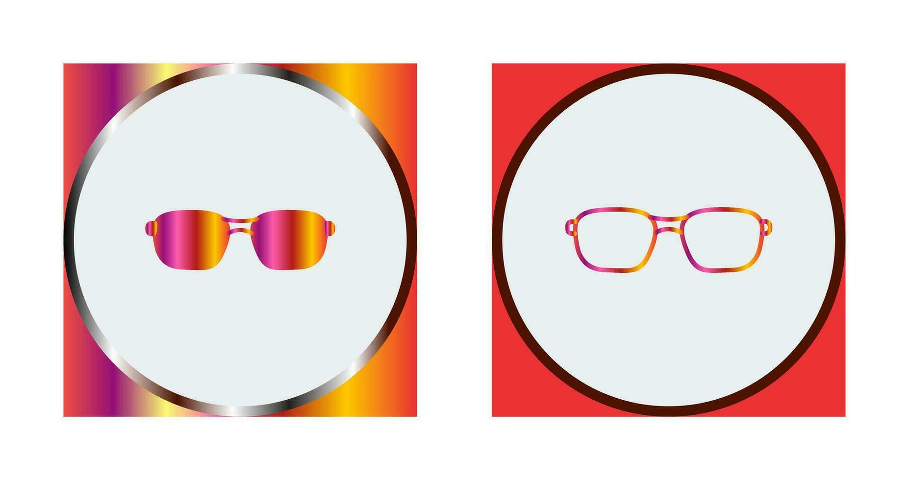 icono de vector de gafas