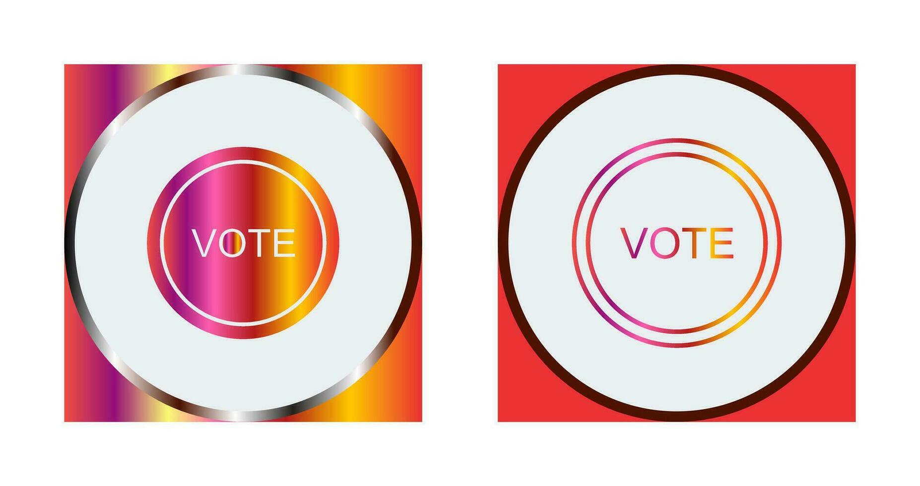 Vote Link Vector Icon
