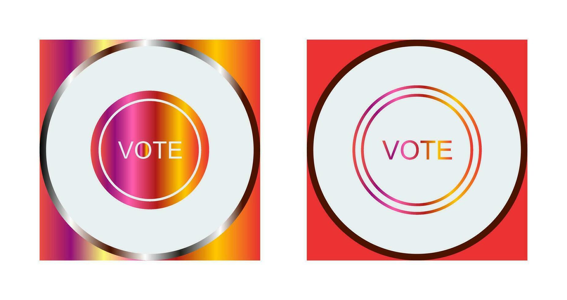 Vote Link Vector Icon