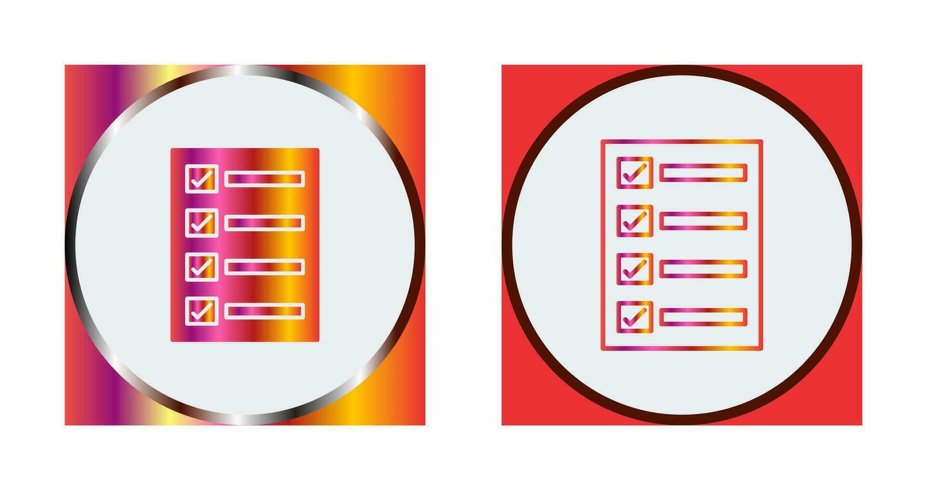 Filling Ballot Paper Vector Icon
