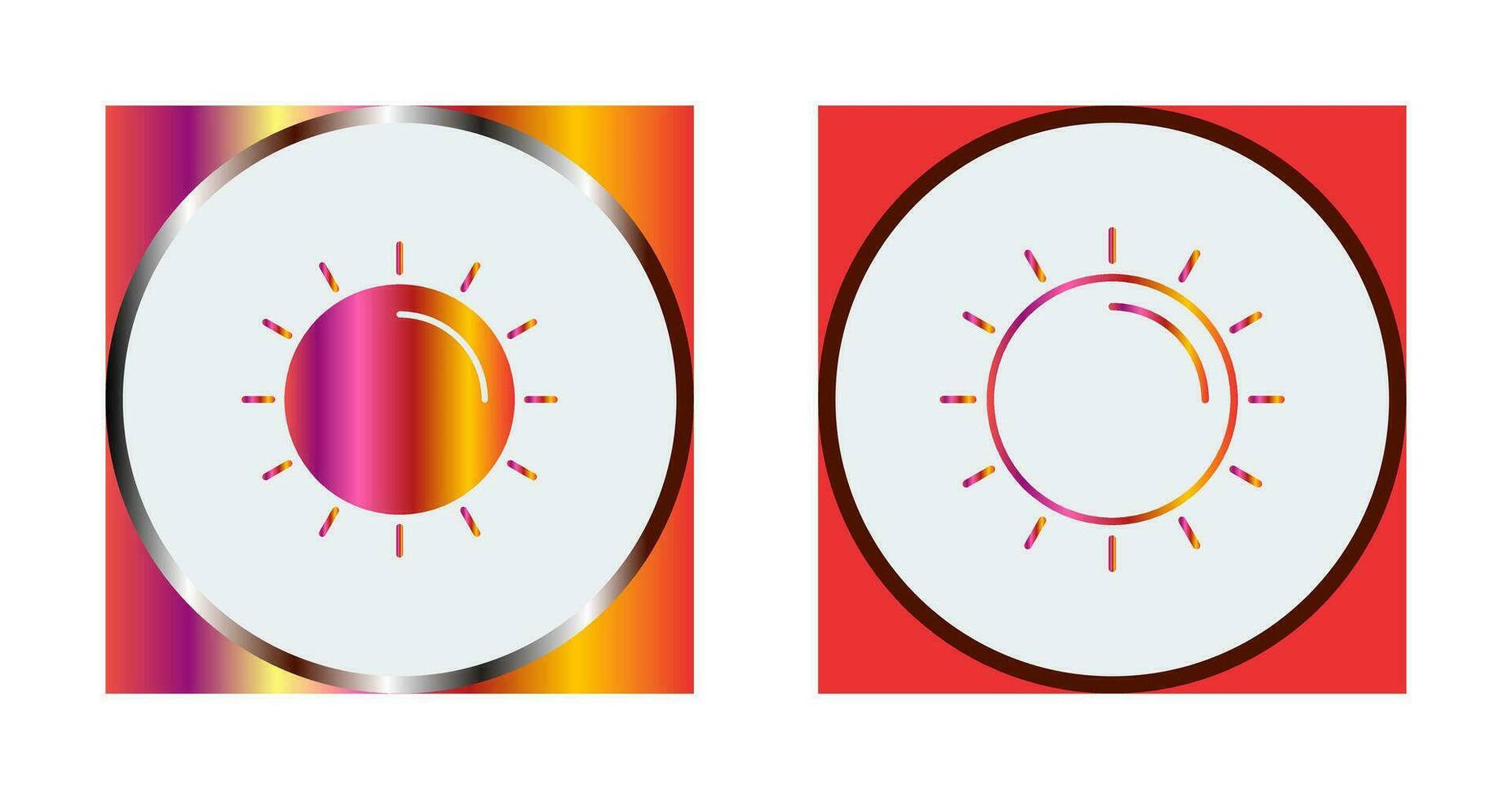 Sun Vector Icon