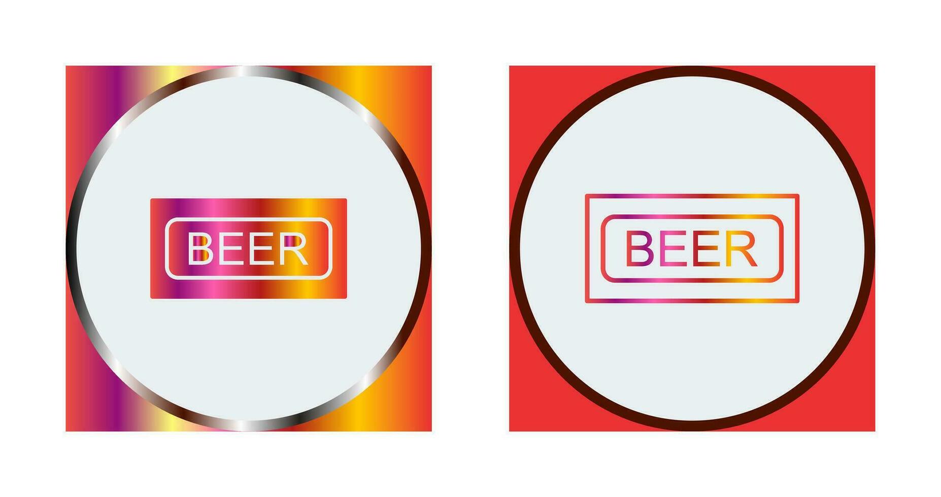 Beer Sign Vector Icon