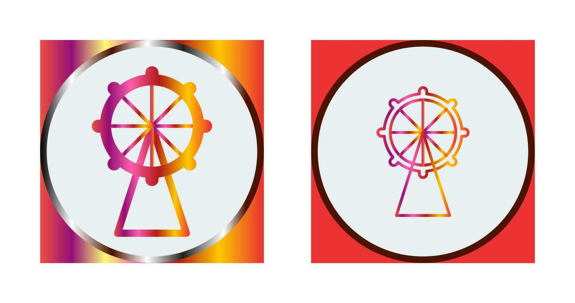 Ferris Wheel Vector Icon