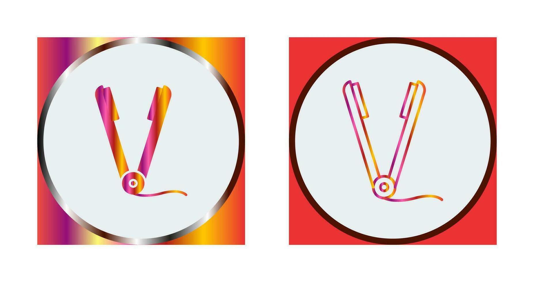 Straightener Vector Icon