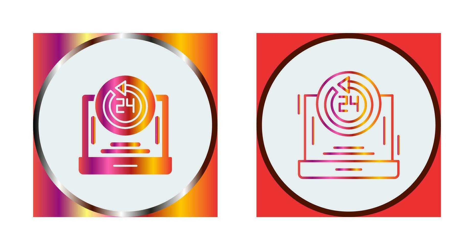 24h Support Vector Icon