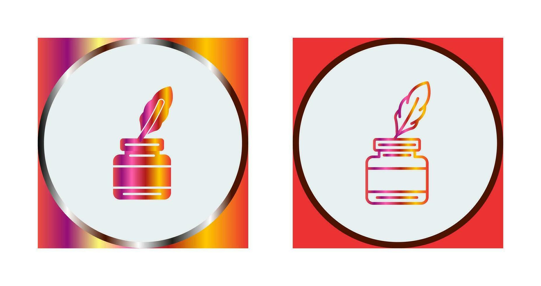Inkwell Vector Icon