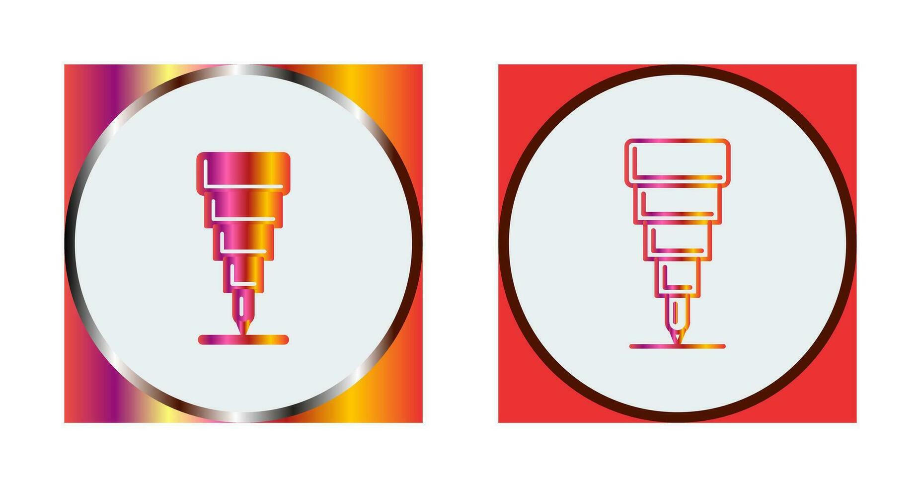 Fine Tip Pen Vector Icon