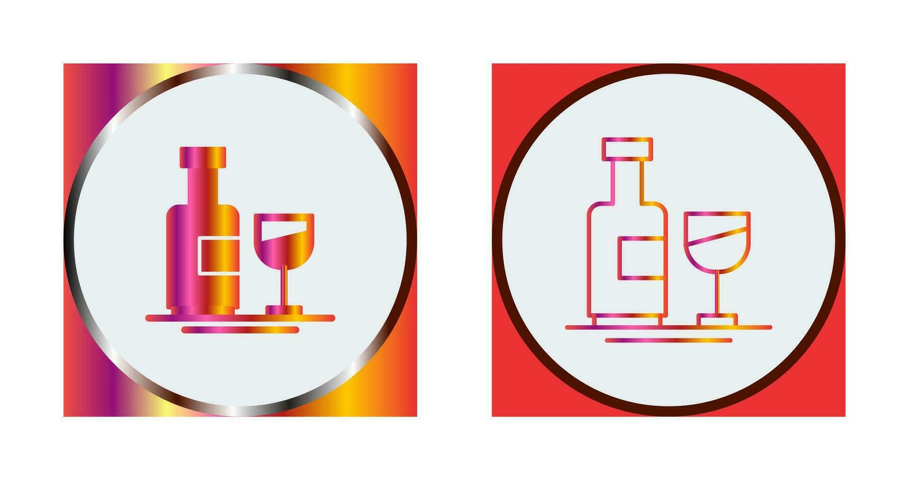 Wine Bottle Vector Icon