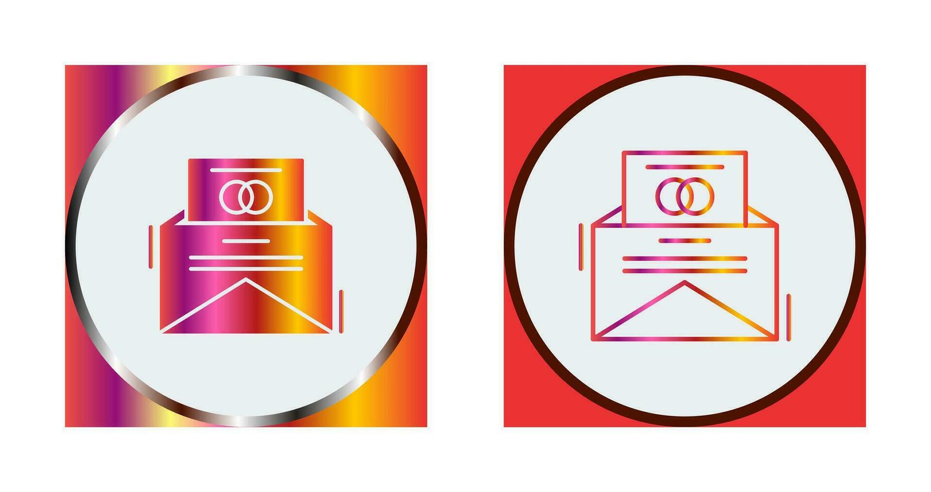 Invitation Card Vector Icon