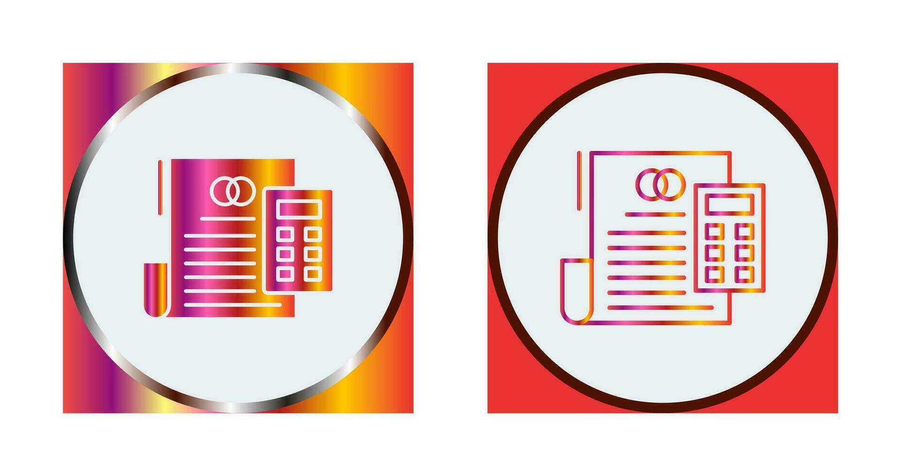 Wedding Cost Vector Icon
