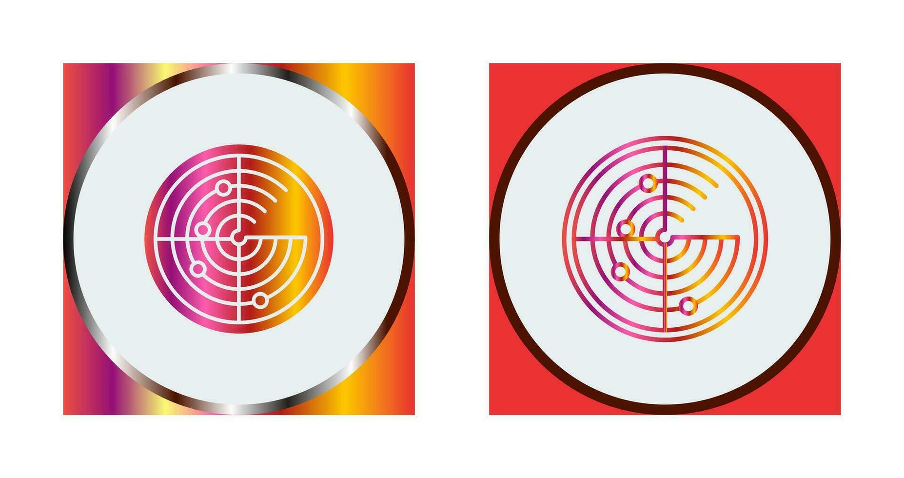 Radar Vector Icon