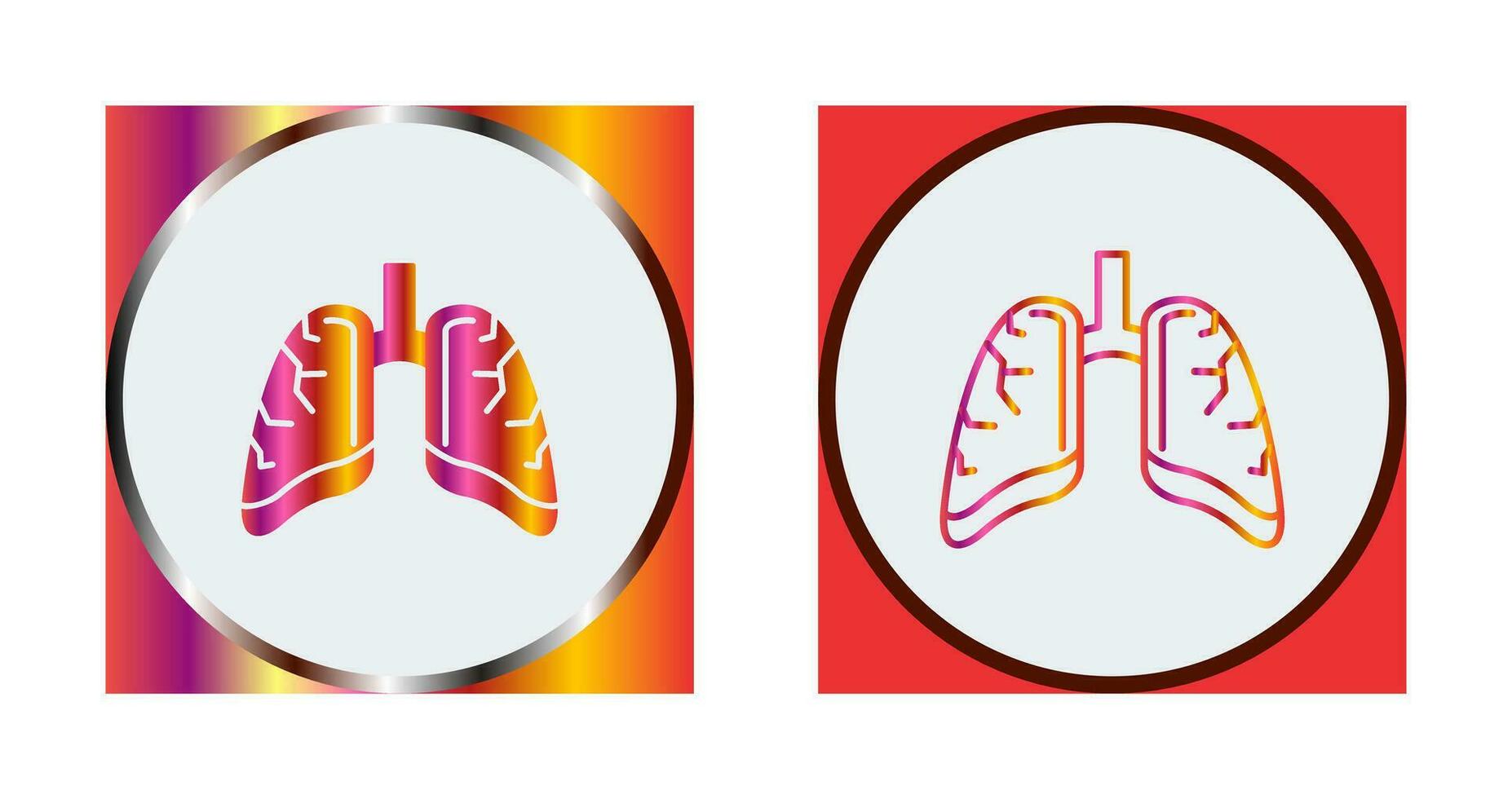 Lungs Vector Icon