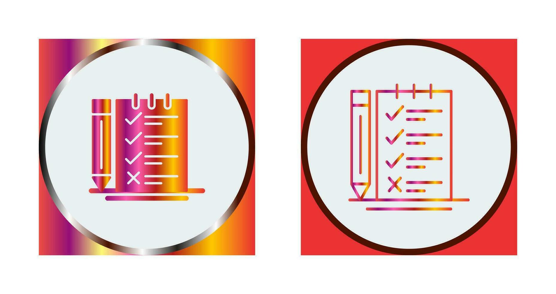 Survey Checklist Vector Icon