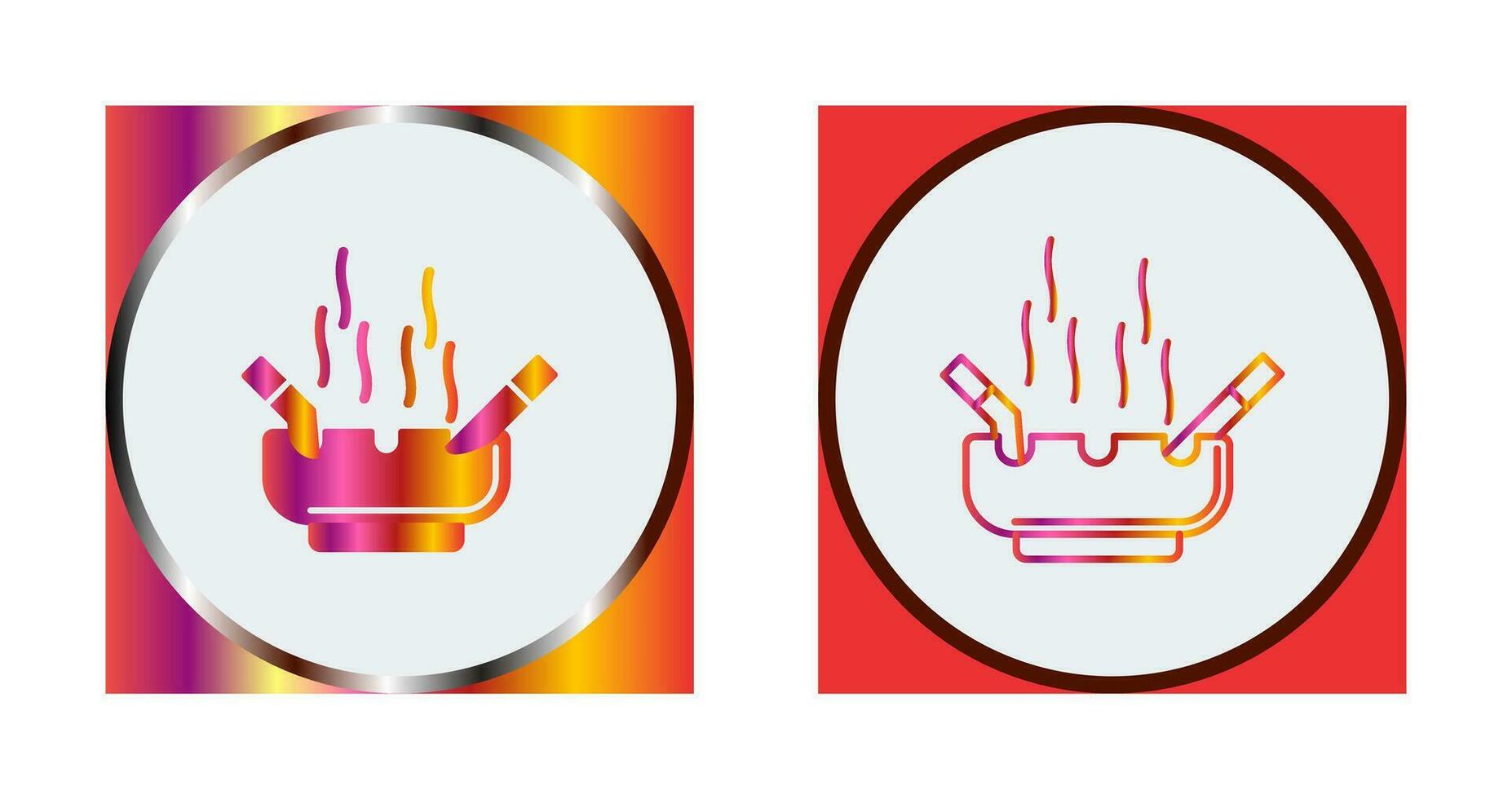 Ashtray Vector Icon