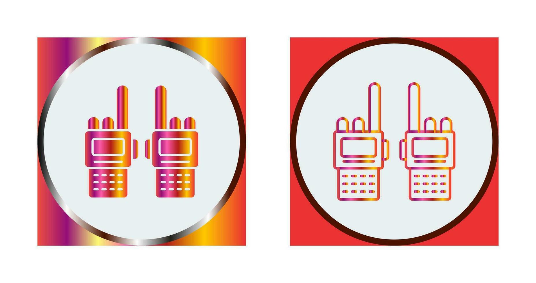 Walkie Talkie Vector Icon