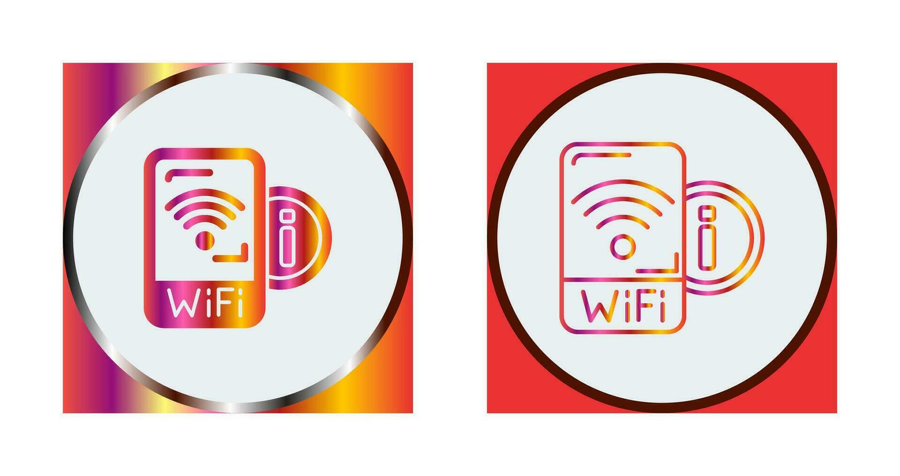 icono de vector de señal wifi