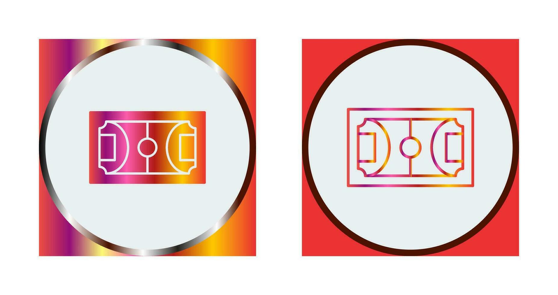 Football Field Vector Icon