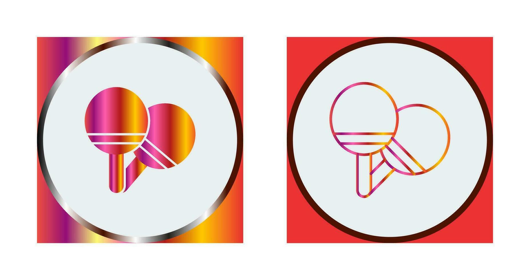 Ping Pong Vector Icon